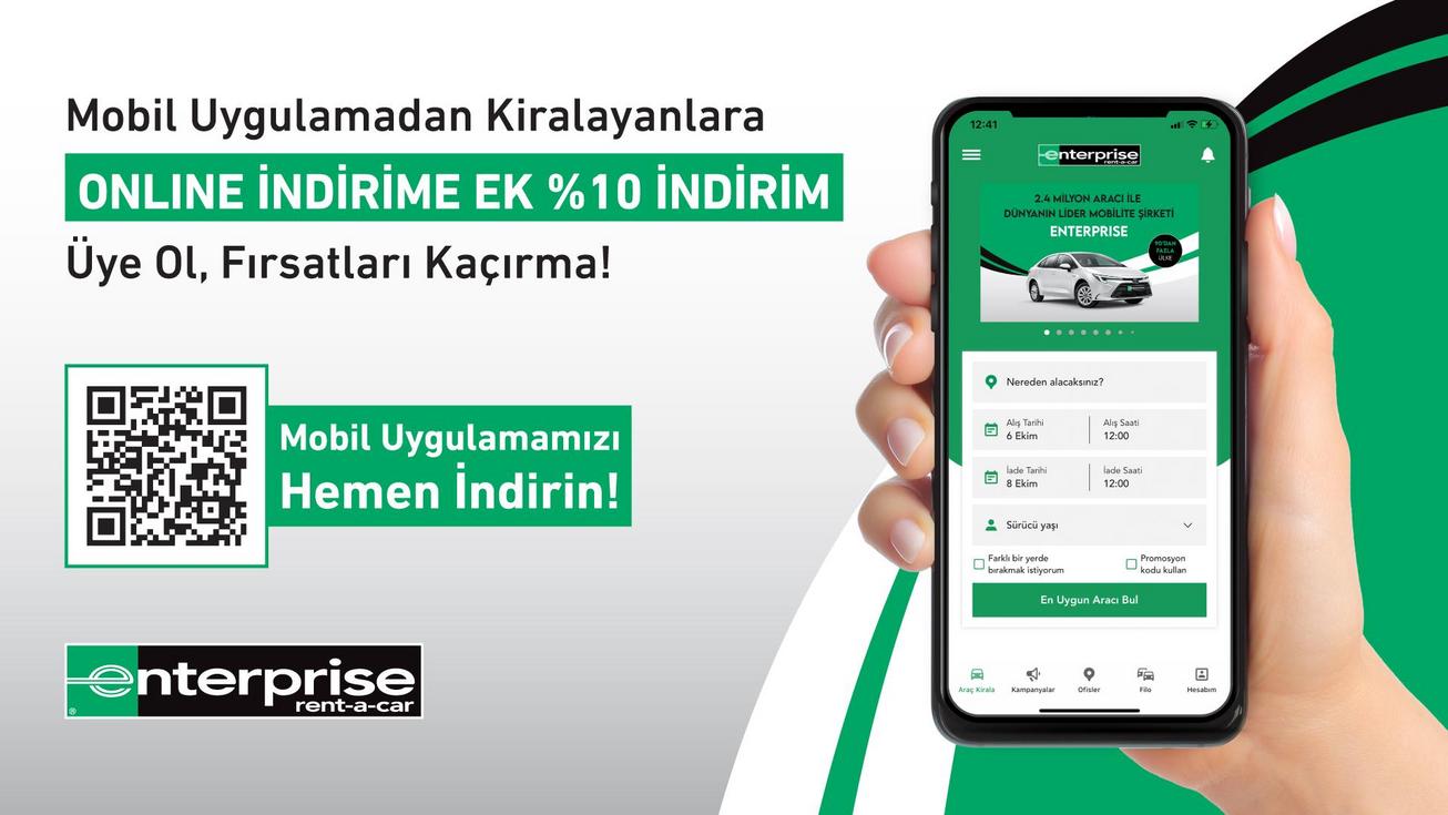 Enterprise’den Şehirlerarası Tek Yön Ücretinde Yüzde 50 İndirim Kampanyası