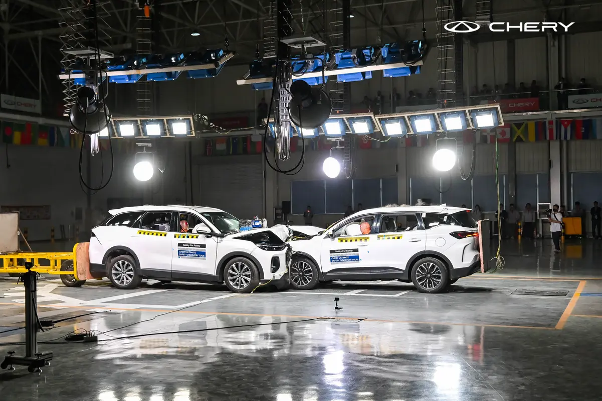 Chery TIGGO9: Çarpışma Testinde Yüksek Güvenlik