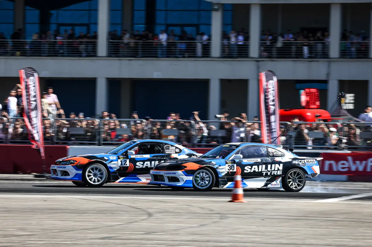 Türkiye Drift Şampiyonası’nda İlk Yarış Nefes Kesti