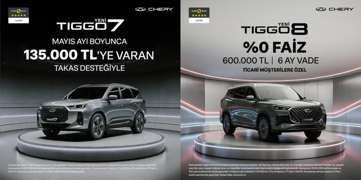 Chery’den 135 Bin TL’ye Varan Takas Avantajı